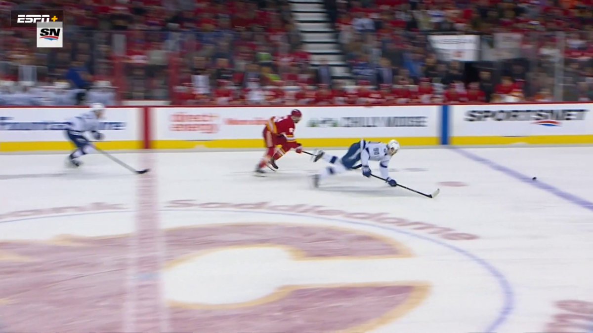 NAZEM KADRI JUMPED OVER HIM FOR THE GOAL 😳