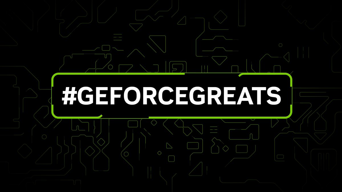 Avant de regarder vers le futur, 25 ans de #GeForceGreats. 25 jours pour GAGNER GROS Discutons et célébrons les meilleurs... Voici votre première chance: 🟢 Commentez #GeForceGreats 🟢 Aimez cette publication