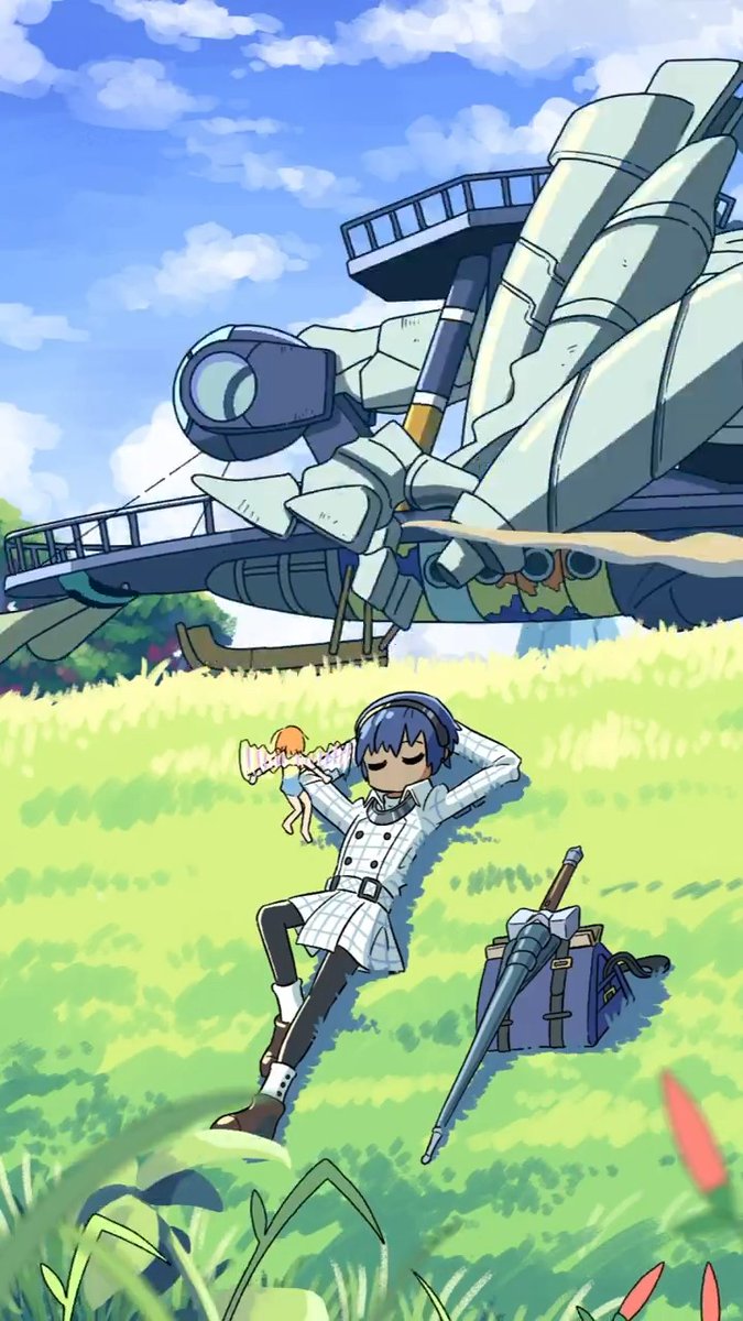 忙しい旅の日々、陽だまりの中でほっとひと息…☀ 映像作:ゐたみ / itami #メタファー