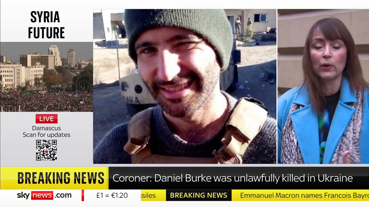 Former British paratrooper Daniel Burke was unlawfully killed in Ukraine, a coroner has concluded. Sky's Charlotte Leeming has the latest from Manchester. 📺 Sky 501, Virgin 602, Freeview 233 and YouTube