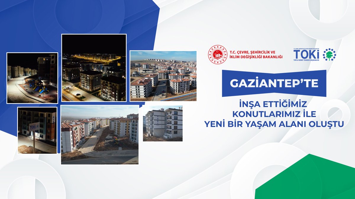 🏘️ Gaziantep Güneyşehir'de inşa ettiğimiz konutlarımız ile yeni bir yaşam alanı oluştu. 🍀 Vatandaşlarımıza yeni yuvalarında sağlıklı, mutlu ve huzurlu bir yaşam diliyoruz.