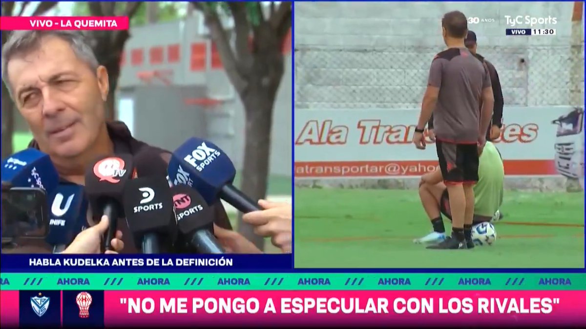 "ALGUNOS QUIEREN QUE HURACÁN NO SALGA CAMPEÓN POR BOCA Y RIVER" ✍🏻 Frank Kudelka, en la previa de la definición de la #LigaProfesional.