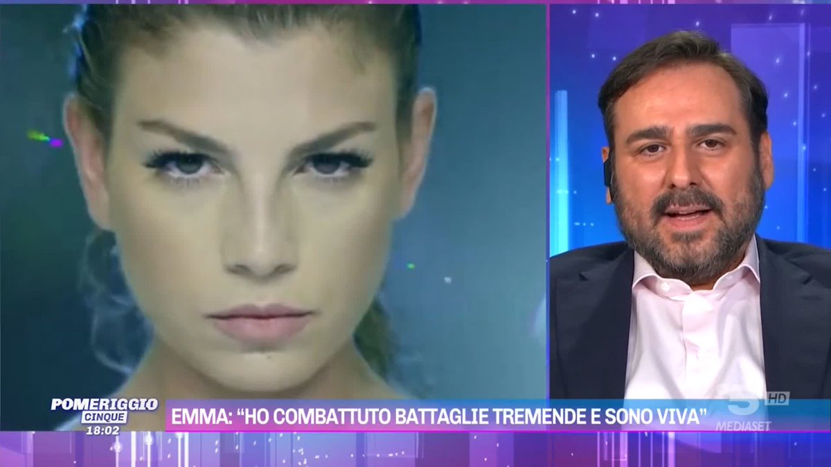 "Quella di #Emma mi sembra più che altro una tecnica promozionale" Davide Maggio a #Pomeriggio5