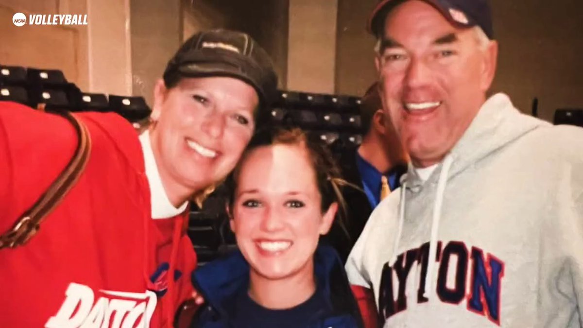 Making her proud ❤️ Kacie Hausfeld and her father, Tom, tragically passed away in 2010. Her legacy lives on at Dayton Volleyball. #NCAAWVB