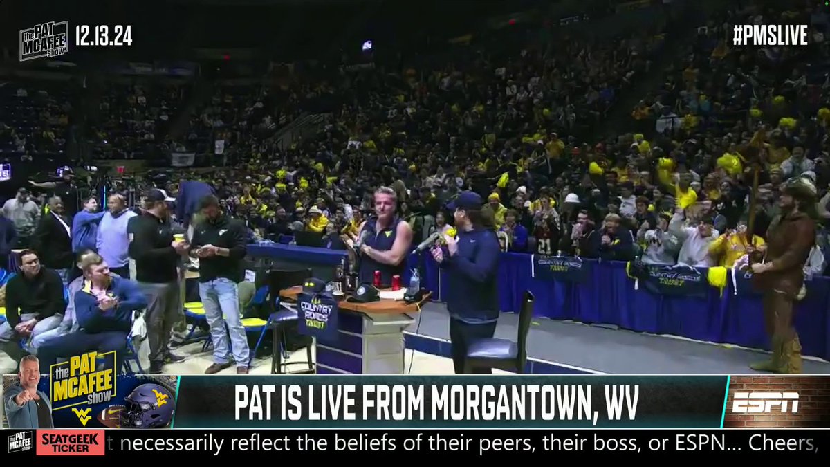 West Virginia football fans are hyped for Rich Rodriguez' return to Morgantown 🔥 Pat McAfee