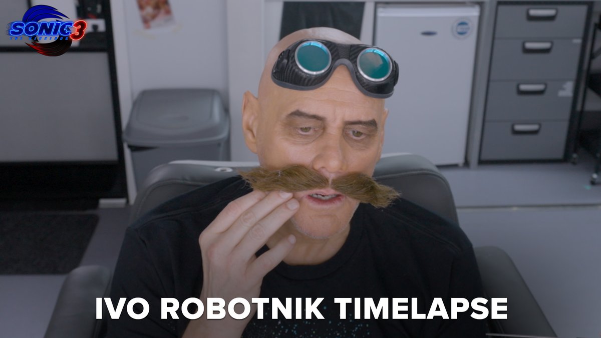 Transforming Jim Carrey into Robotnik. #SonicMovie3