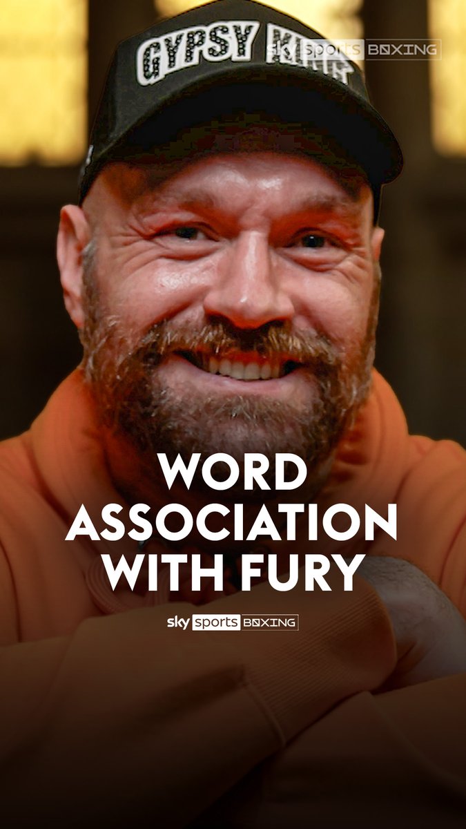 Word association with Tyson Fury... as fun as you would expect 🤣 #RiyadhSeason