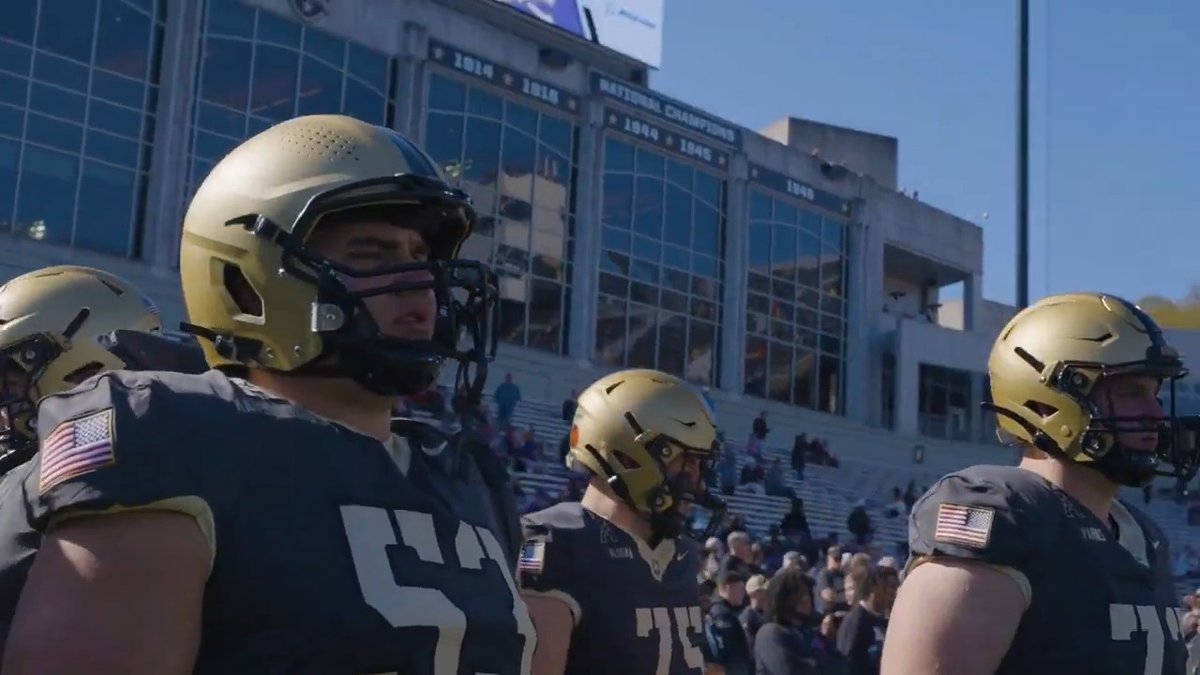 The “black flag” embodies a no surrender spirit to fuel Army’s offensive line. “We all just truly want to get out into the big Army and do great things, and so this is the best preparation for us possible. The crucible of playing offensive line for the Army football brotherhood.”