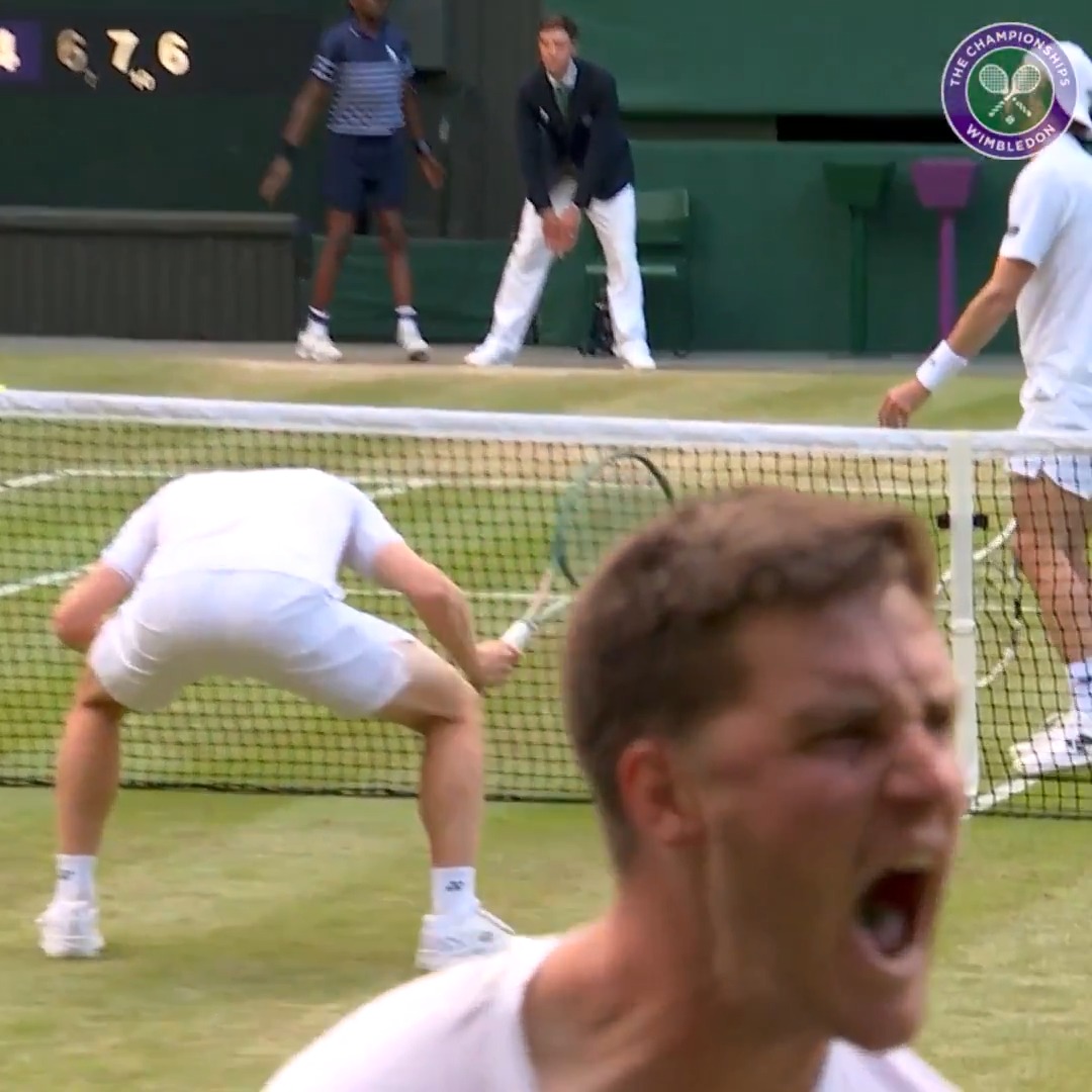 The power. The roar! 🔊 A #PointofTheYear from one of 2024's most memorable matches as Henry Patten &amp; Harri Heliovaara claimed Wimbledon glory! 🎥 Wimbledon