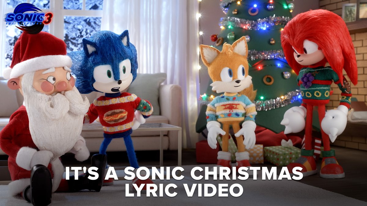 New holiday classic? ✅ Watch our new music video for “It’s a Sonic Christmas." 🎶💙🎄 #SonicMovie3