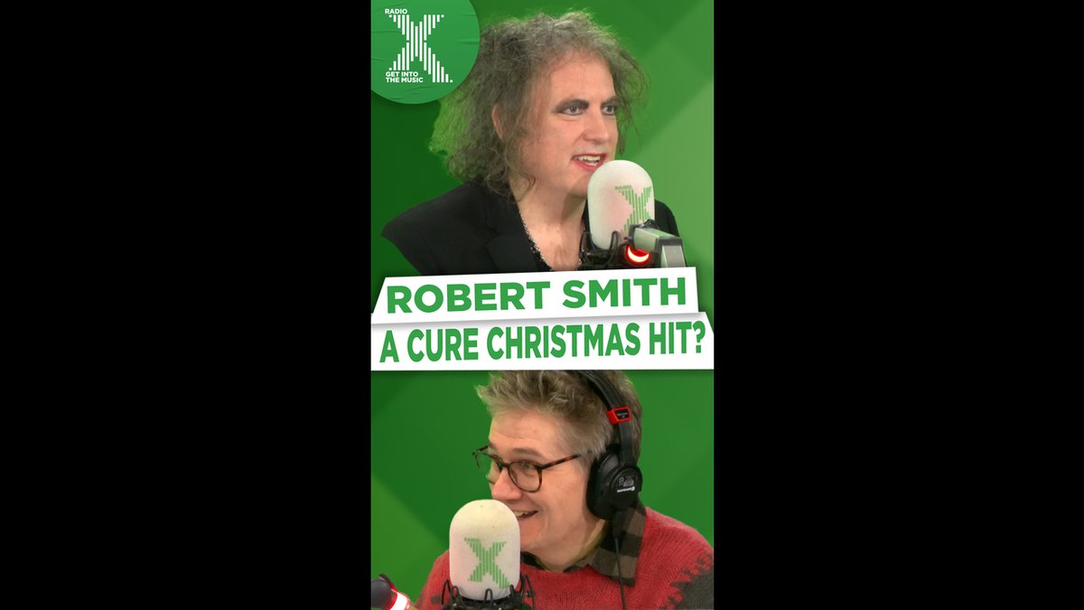 Could we see a Christmas song from The Cure in the future? 👀 Catch Robert Smith on X-Posure with John Kennedy tomorrow evening from 11pm, tune in with @globalplayer 📲