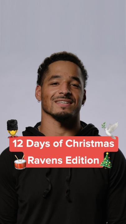 The Baltimore Baltimore Ravens sing(?) the 12 Days of Christmas. -- NFL Christmas Gameday LIVE on Netflix 1 PM ET & 4:30 PM ET #NFLonNetflix