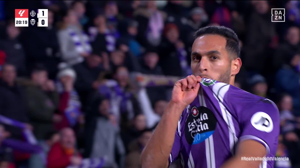 Para seguir creyendo. Para sumar tres puntos clave. Para dar un golpe sobre la mesa. Para regalarle una alegría a toda Pucela. El gol de Anuar para darle una victoria vital a su Real Valladolid C.F. 💜 #LALIGAenDAZN ⚽️