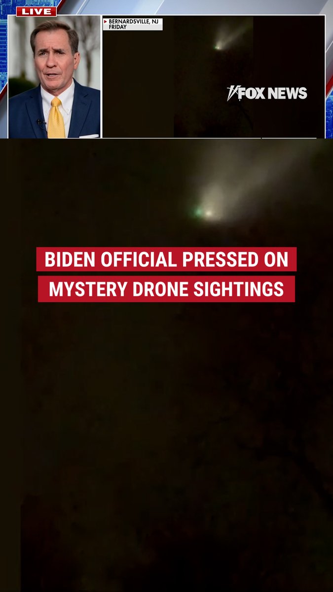 ‘THIS IS SHOCKING’: Martha MacCallum presses White House National Security Communications Adviser John Kirby for answers on mysterious drone sightings across several states.
