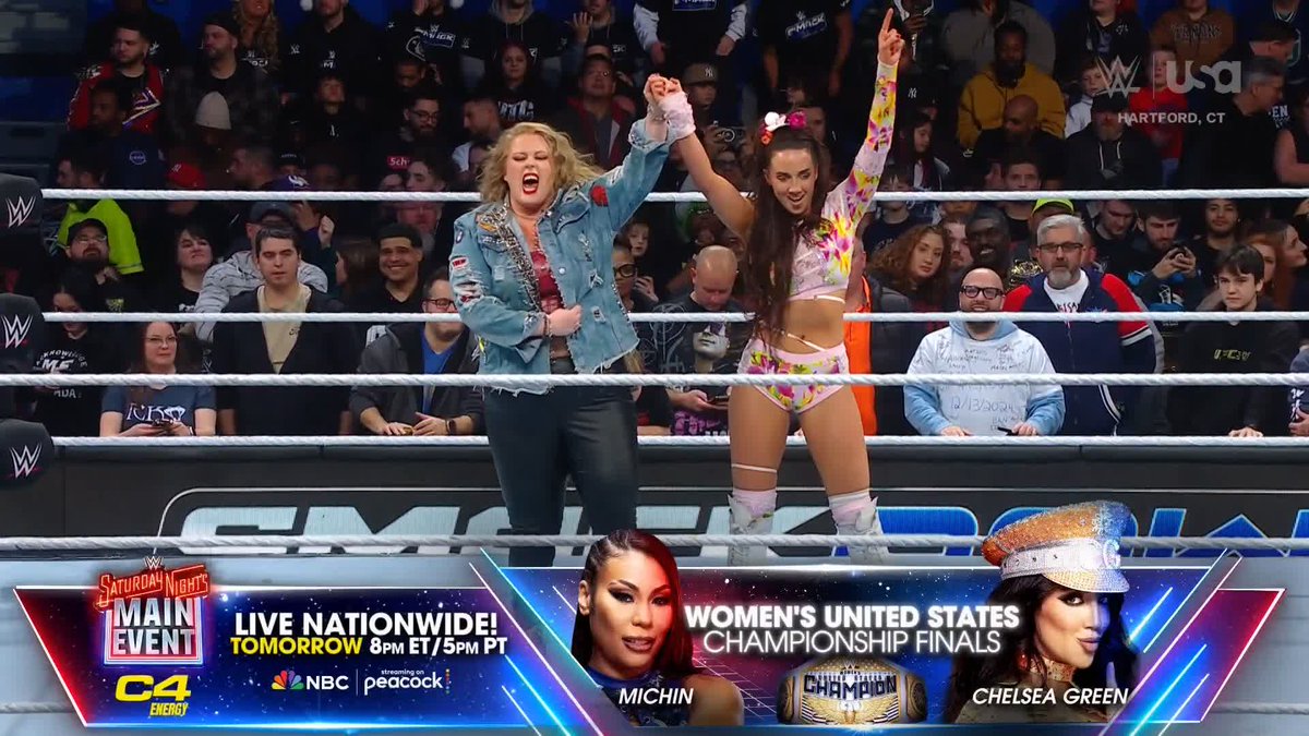 .CHELSEA GREEN advances in the Women’s #USTitle Tournament! 🏆 #SmackDown