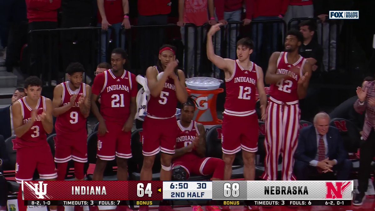 Oh Goode! Luke Goode putting down another three for Indiana Basketball 🔥