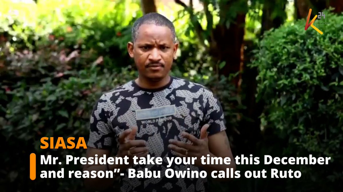 “Mr President, Kenyans are not mapepo it is you who has the culture ya kupinga kila kitu”- Dr. Babu Owino
