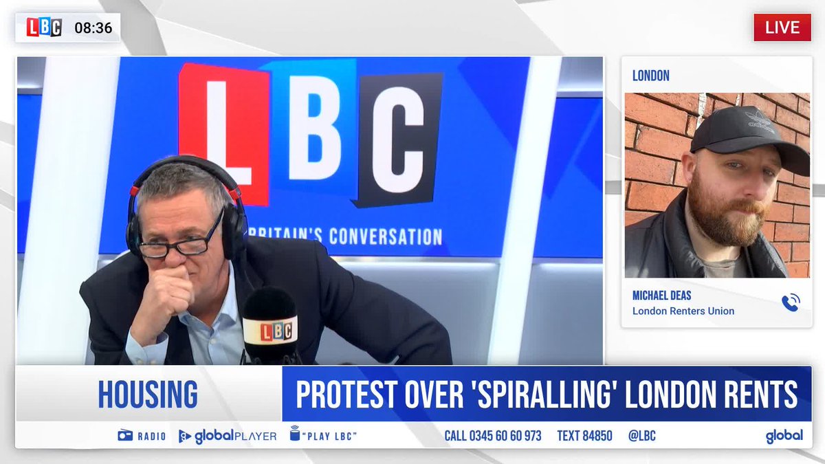 “It’s driving people out of their homes…” London Renters Union’s Michael Deas tells Matthew wright that today's private tenants are falling victim to a ‘completely deregulated system’ that ‘encourages’ landlords to ‘put up the rent as much as they can’.