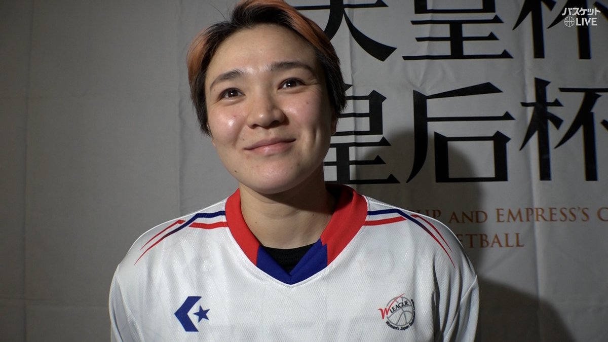 🏆皇后杯ファイナルラウンド🏀 #アイシン 初の決勝進出！ 試合後 #吉田亜沙美🎙 「(残り4.6秒のパスは)絶対あそこにパスしようと思っていたし、よく取ってくれた。アイシンは失うものはないので挑戦者として立ち向かっていくし、楽しみたい」 【公式】アイシンウィングス🏀AISIN WINGS 日本バスケットボール協会(JBA)