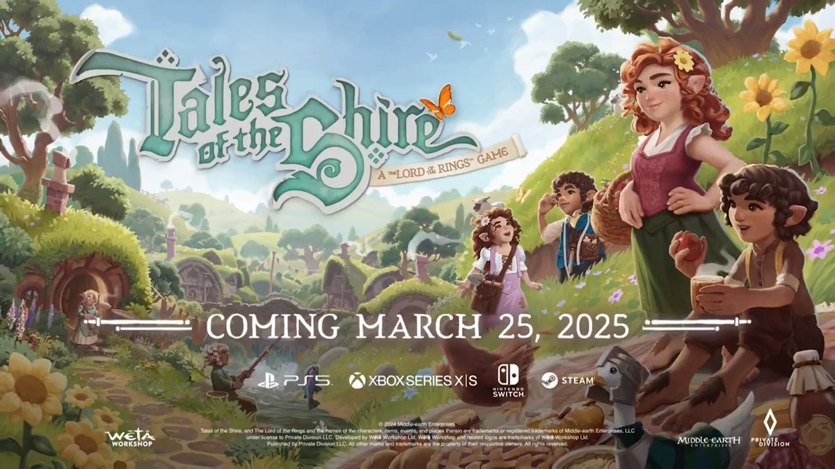 Get cosy in the Shire as you 🪴garden, 🥘cook, and 🪑decorate your very own Hobbit-hole! Tales of the Shire launches March 25th, 2025