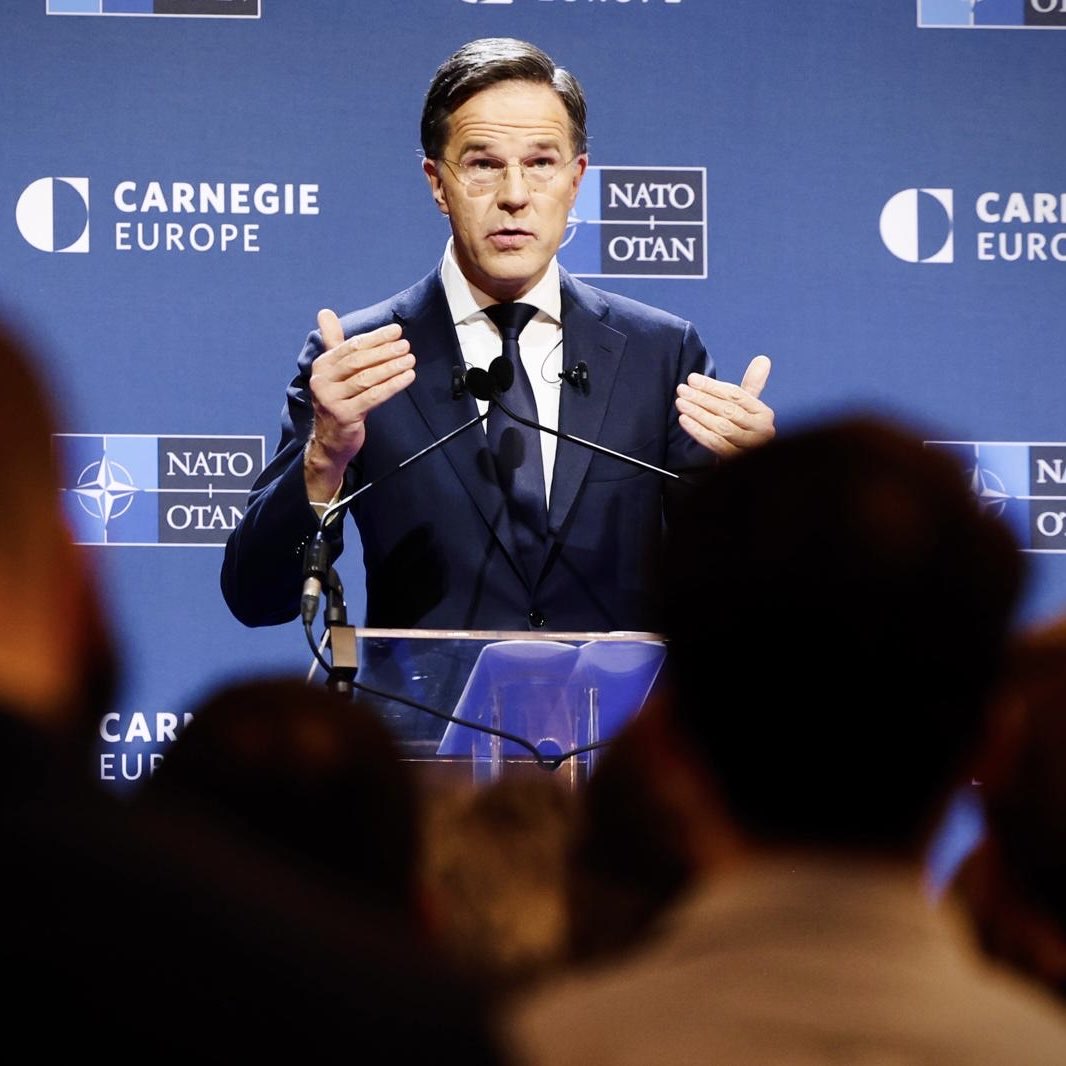 🗣️ Speaking at an event hosted by Carnegie Europe in 🇧🇪 Brussels, Mark Rutte Mark Rutte called on Allies to shift to a wartime mindset and turbo charge defence production and defence spending