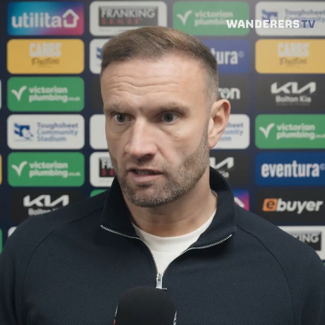 ๐๏ธ Ian Evatt reflects to Wanderers TV following defeat this afternoon. #bwfc