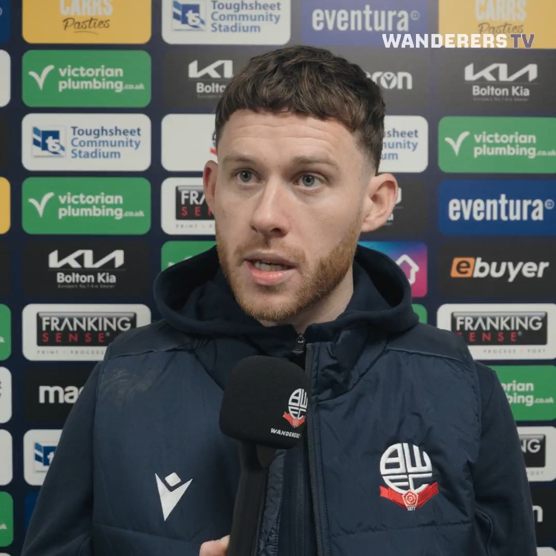 🗣️ Post-match reaction from Gethin Jones on Wanderers TV. #bwfc