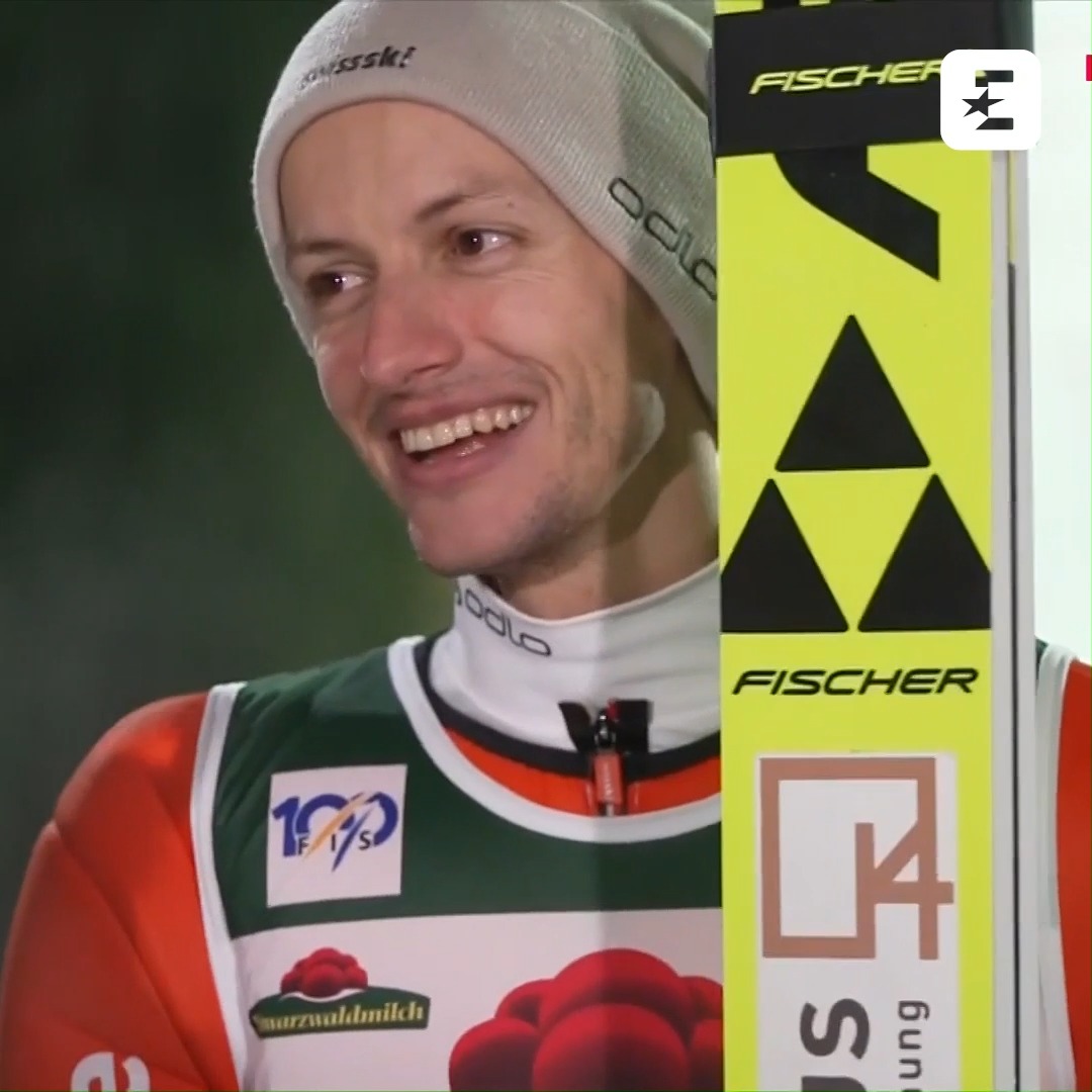 TO TRZEBA ZOBACZYĆ 👀 Gregor Deschwanden podejmuje się arcytrudnego zadania i próbuje wywiadu w języku Reja i Kochanowskiego 🗣️ 🇵🇱 #TitiseeNeustadt #skijumpingfamily