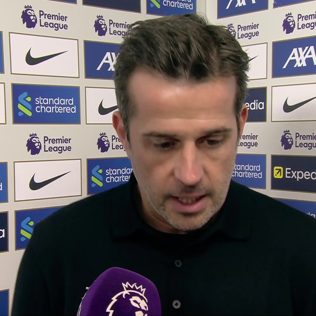 "If you're asking me about 50/50 moments we are going to be here all afternoon talking, and not about the game" 😲 Marco Silva was NOT happy when asked if Issa Diop or Andreas Pereira should have been given red cards 🟥