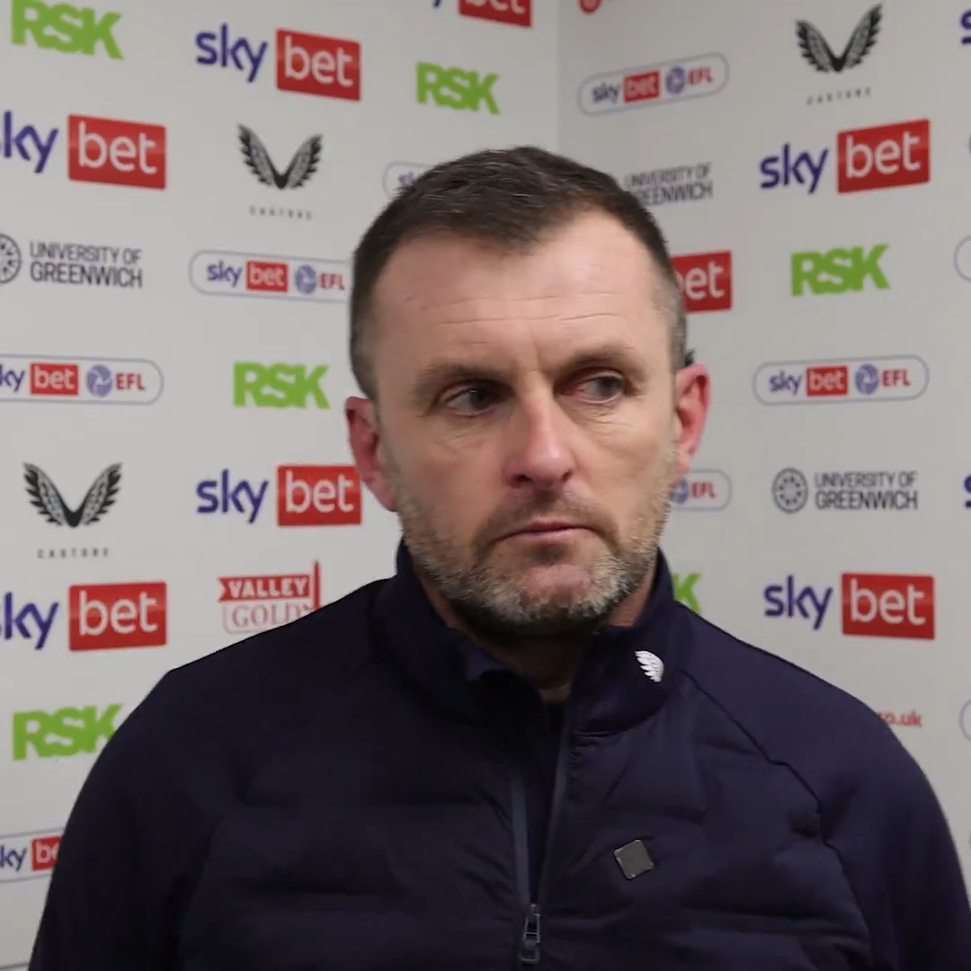 Nathan Jones reacts to our draw at The Valley 🗣️ #cafc