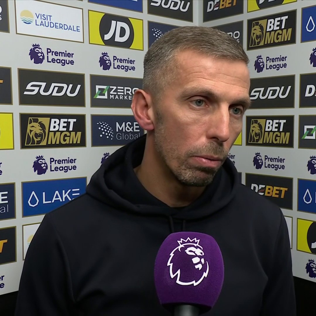 "We need to find a way to keep more control" 💭 Gary O'Neil reacts after Rayan Ait-Nouri had to be dragged away from a full-time scuffle following Wolves' 2-1 loss to Ipswich 👇