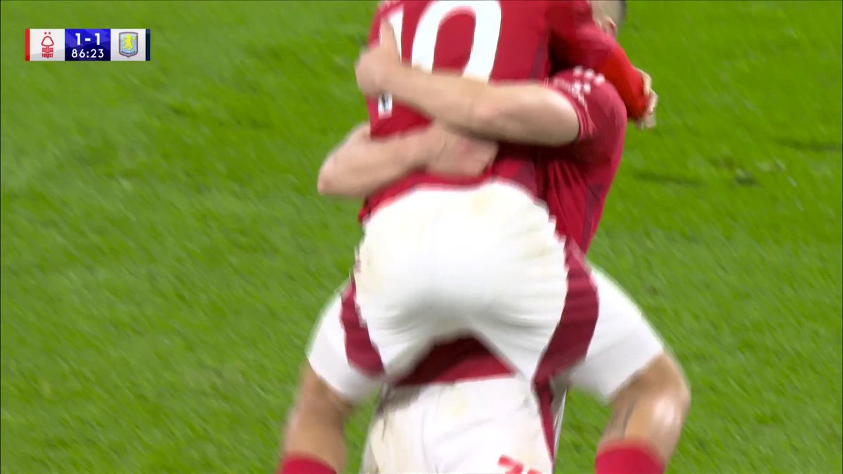 Nikola Milenkovic equalises late on for Forest! 💥