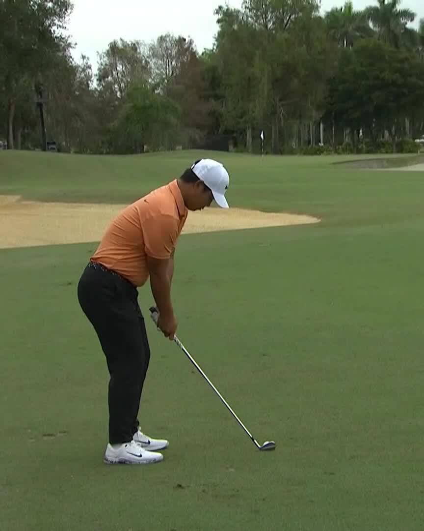 A dart from Tom Kim 🎯 📺: GOLF Channel