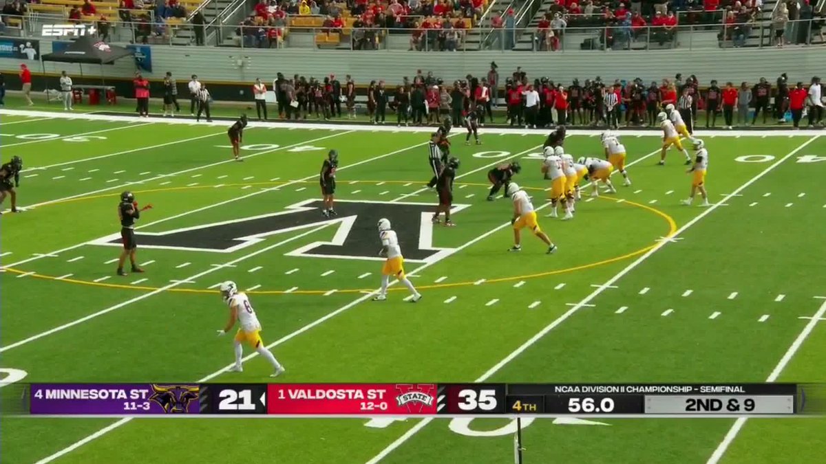 Rance Conner seals it for the Blazers ✉️ #D2FB x 📽️ ESPN+ / @ValdostaStateFB
