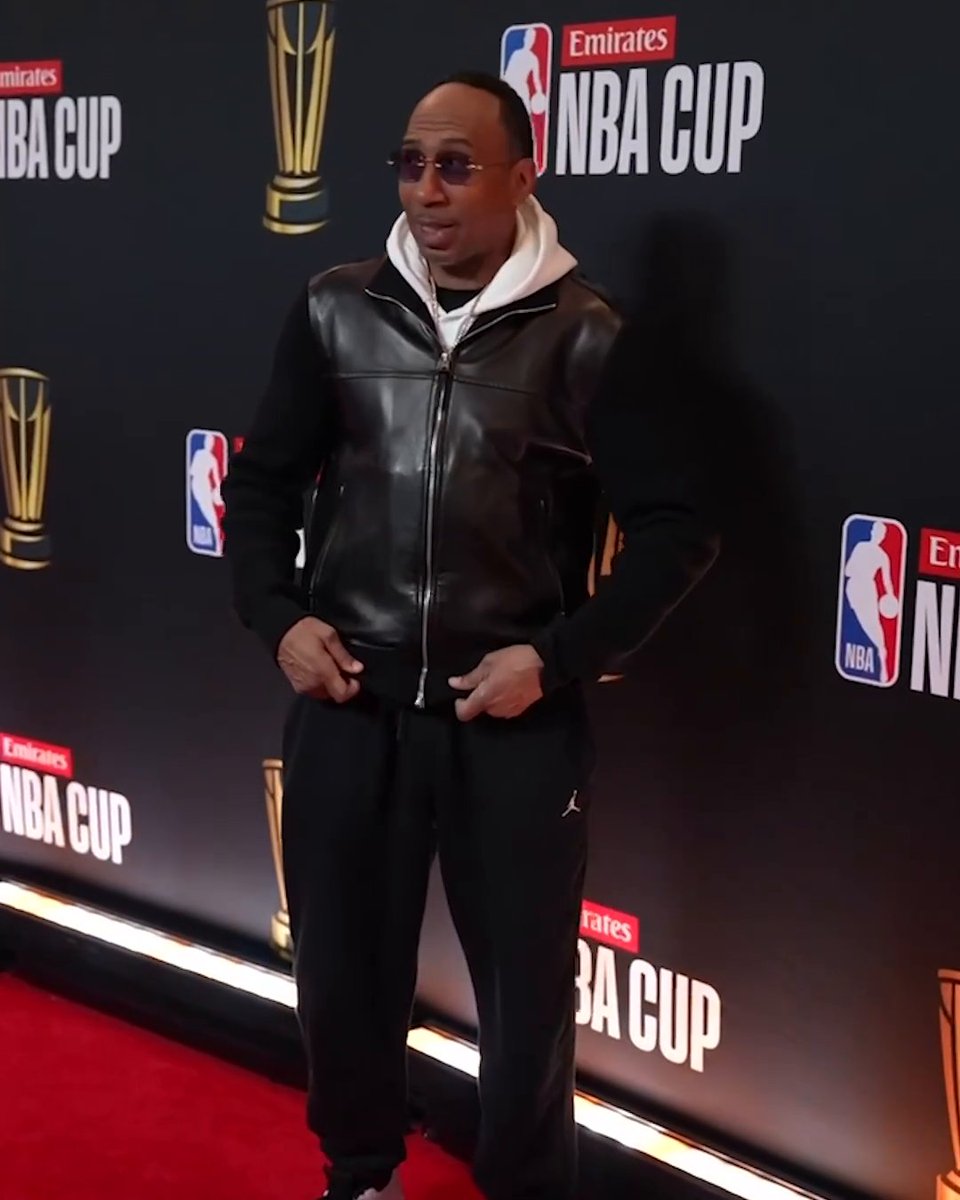 .Stephen A Smith had to make sure the people knew the details of his fashion choices 😎 😂
