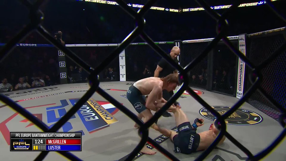 🚨 QUEL COMBAT ET QUEL FINISH Lewis McGrillen devient le champion Bantamweight du PFL 🧨 #PFLLyon