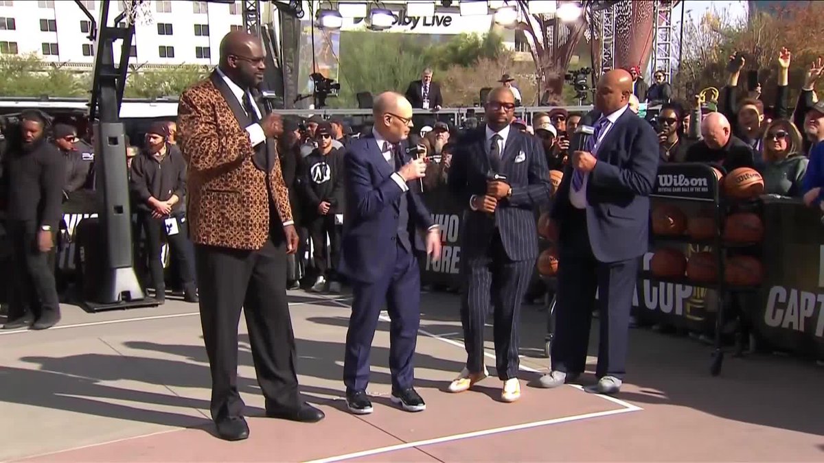 "I have not gambled yet" 😅 The Fellas are LIVE in Las Vegas ahead of #EmiratesNBACup action 🔥