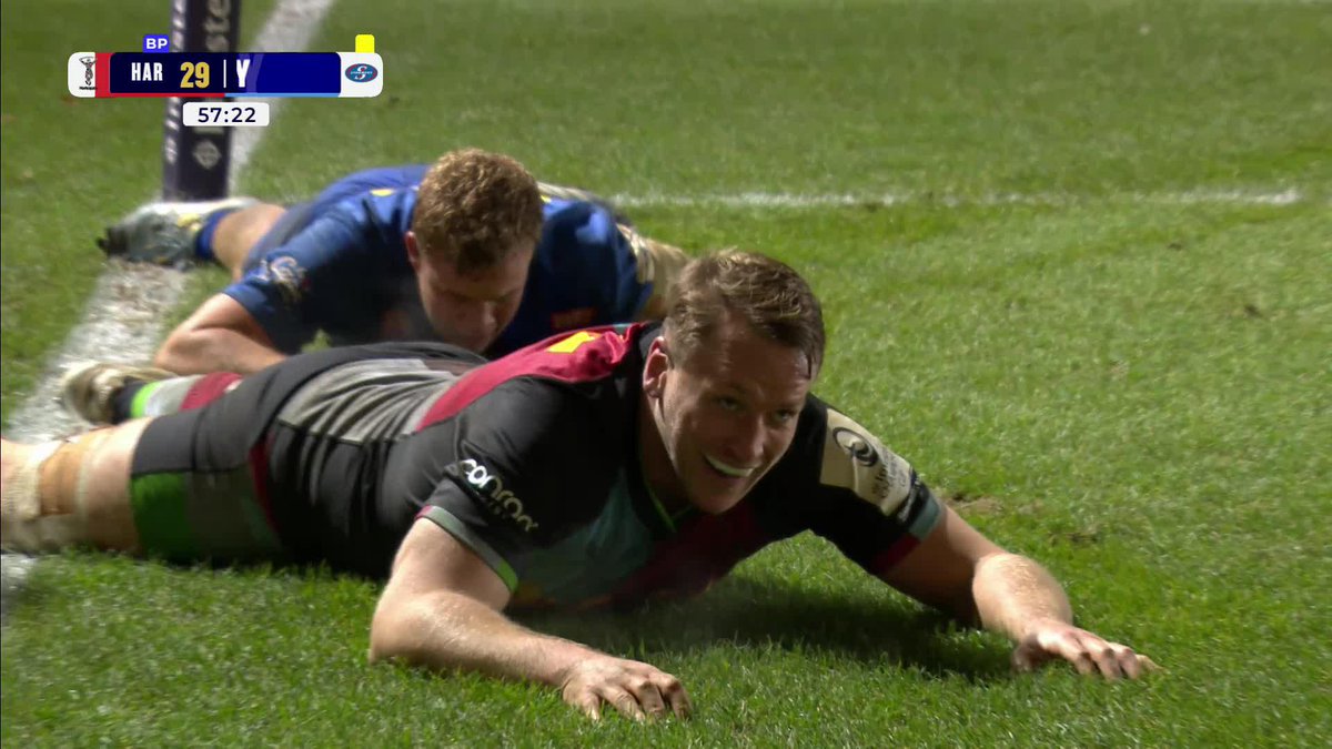 That third try 😮💨 #InvestecChampionsCup | #HARvSTO