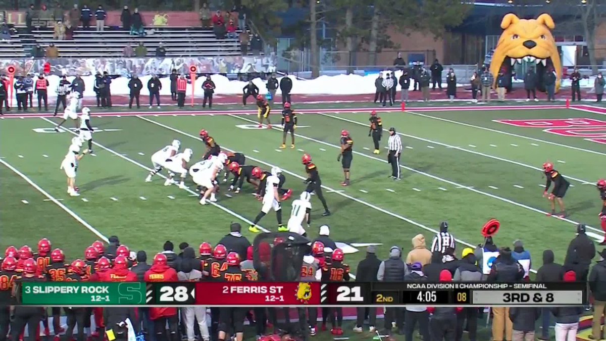 Logan. Ramper. That’s the post. #D2FB x 📽️ ESPN+ / Slippery Rock Football