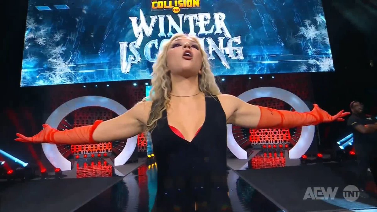 JULIA HART IS BACK! Watch #AEWCollision on TNT! JAMIE HAYTER | julia hart