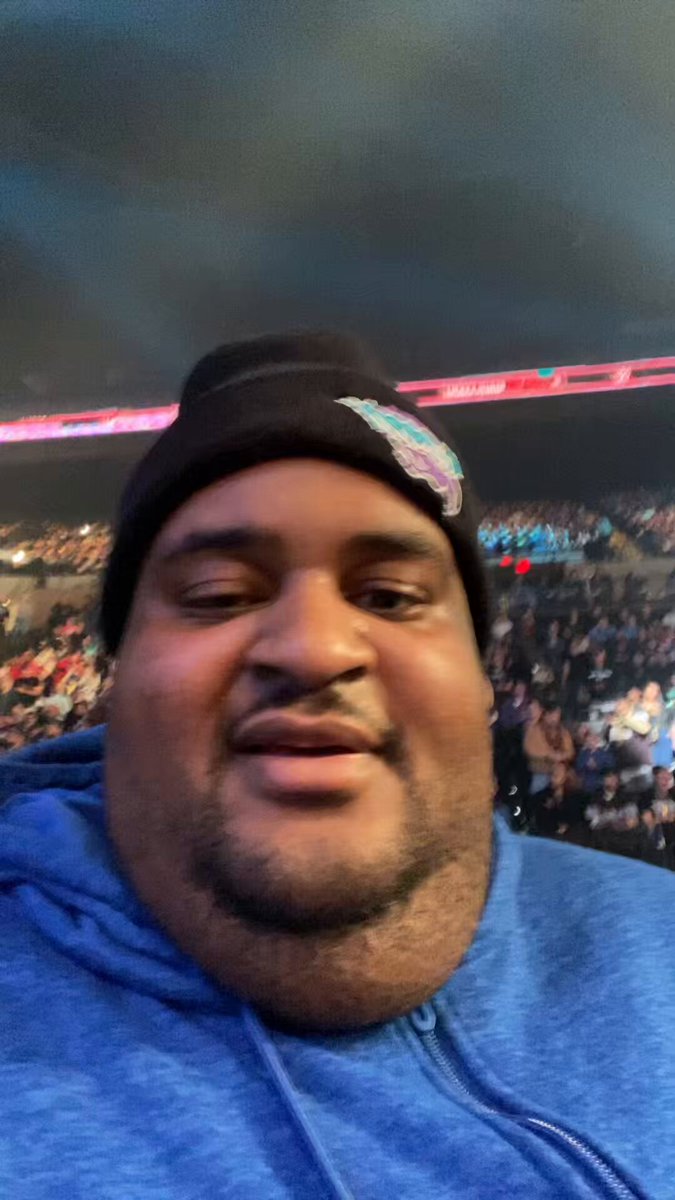 I’m here at wwe Saturday night main event, you know the vibes #SNME