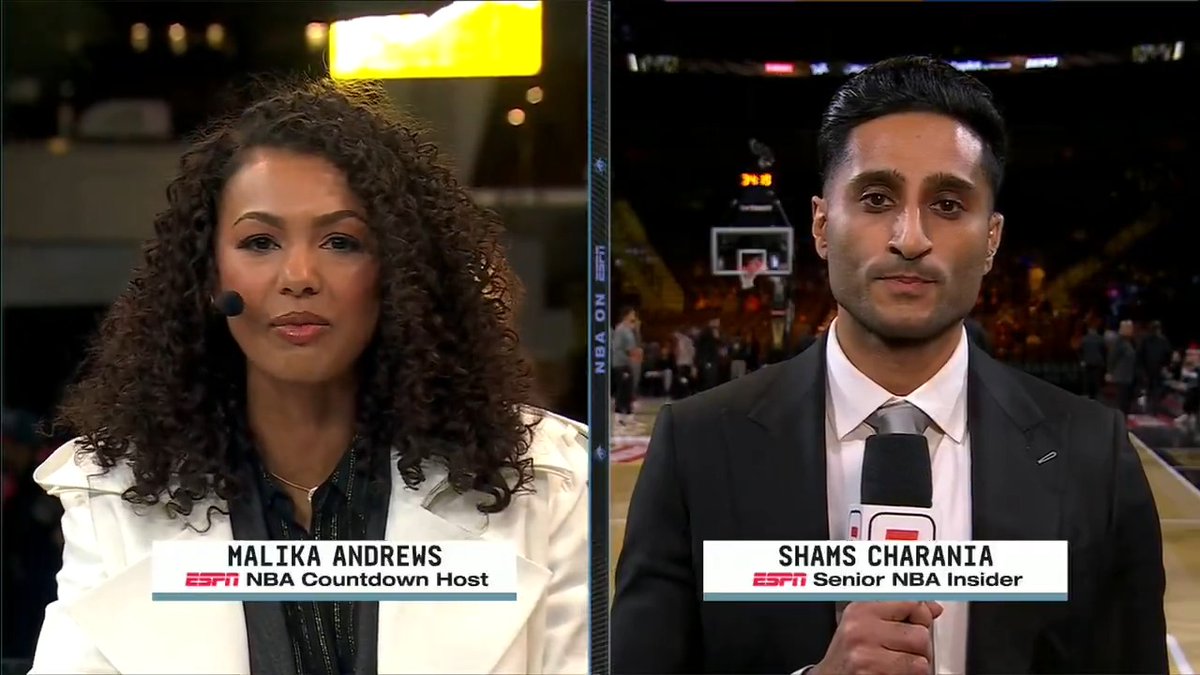 Reporting for ABC NBA Countdown on Golden State making the first big acquisition of trade season – Brooklyn's Dennis Schroder – and how the Warriors approach deadline under two months away: