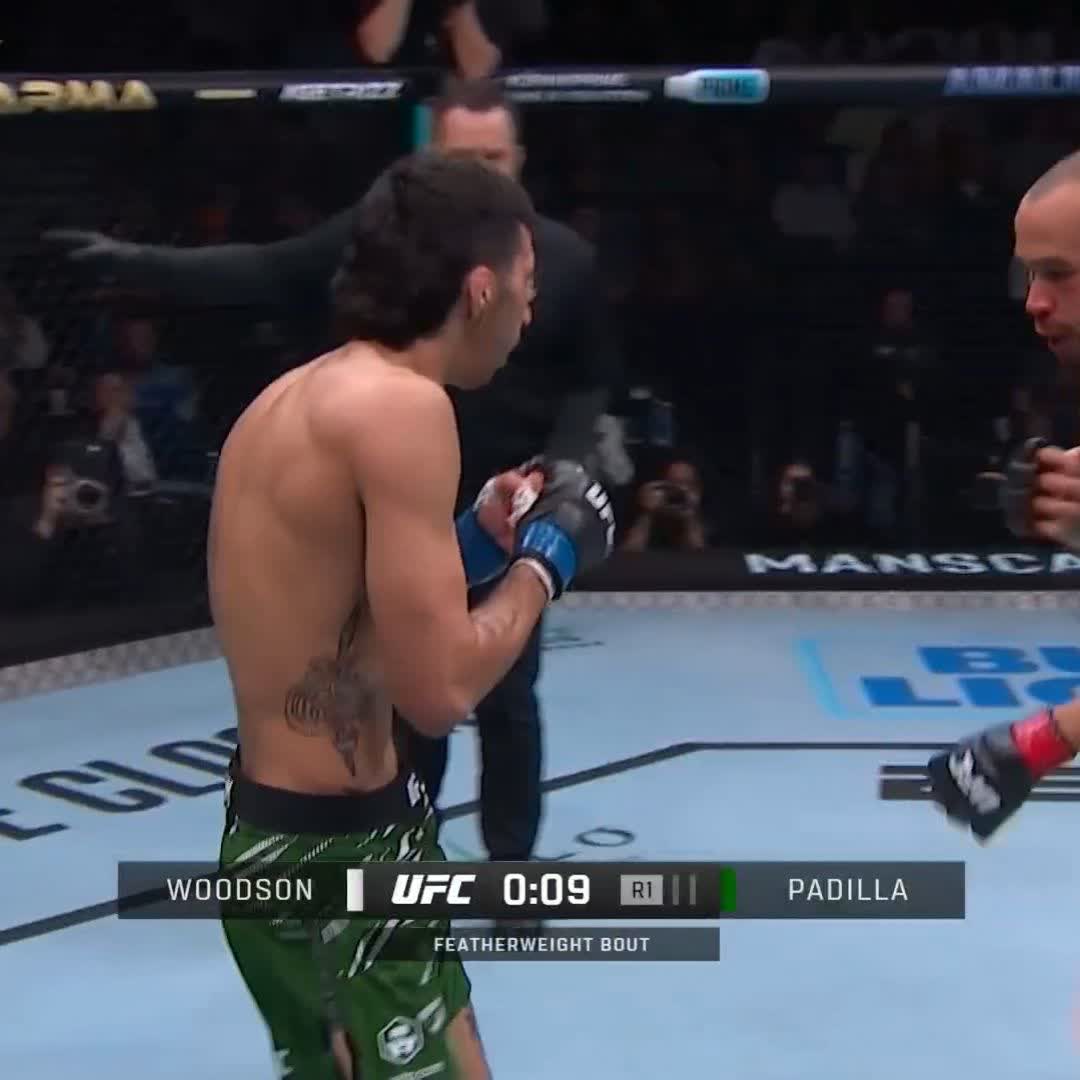 🚨 ÇA BOUGE ENFIN ! SEAN WOODSON AVEC LE KO A QUELQUES SECONDES DE LA FIN DU ROUND WOWWW 🤯 #UFCTampa
