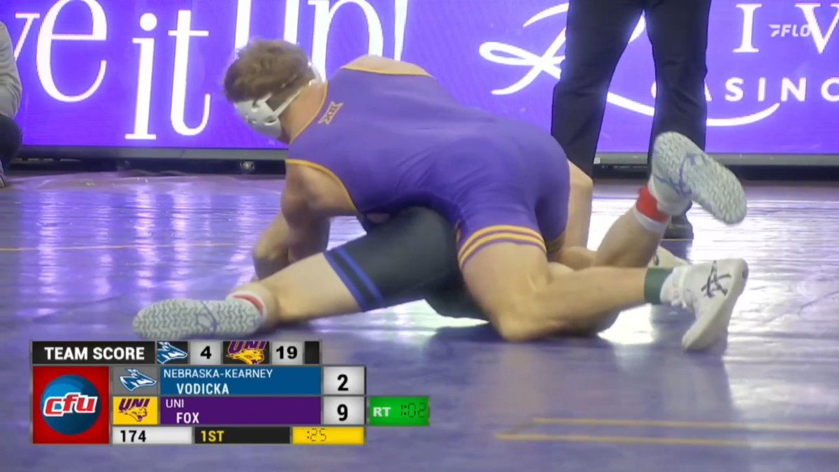 First dual win. First pin in a dual for Nick Fox! 📍 #PantherTrain | #EverLoyal | #1UNI