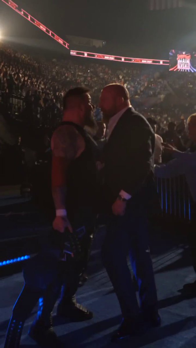 WWE’s official camera footage of the altercation between Triple H and Kevin Owens.