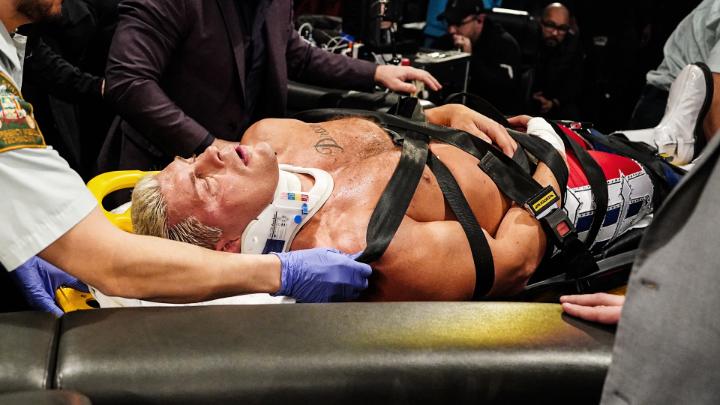 EXCLUSIVE: After narrowly losing to Undisputed WWE Champion Cody Rhodes, Kevin Owens brutalizes The American Nightmare with a Piledriver just moments after Saturday Night's Main Event goes off the air. #SNME