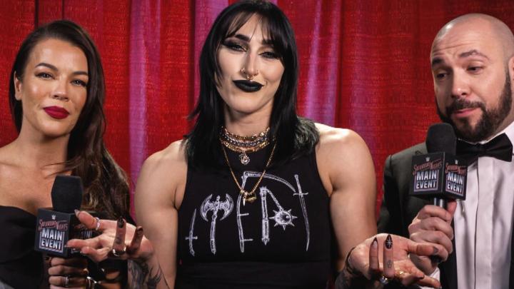 EXCLUSIVE: RheaRipley_WWE explains to Jackie Redmond and Peter Rosenberg why she made a statement tonight. #SNME