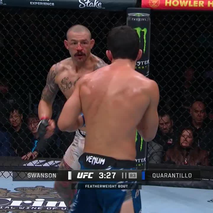 CUB SWANSON WITH THE WALK-OFF K.O. 💥 #UFCTampa