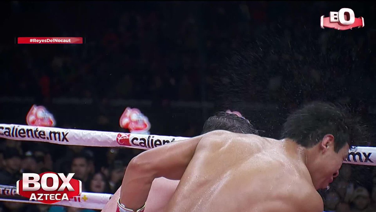 ¡El momento del KO! 👊 Golpe fulminante de Bruno Surace que deja sin reacción a Jaime Munguía 😱 #ReyesDelNocaut #BoxAzteca 🥊