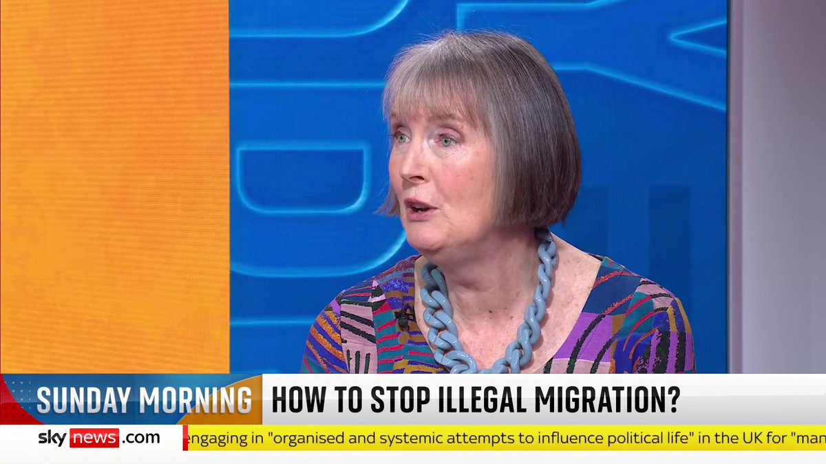 'Reform is not just a threat to individual parties, but a threat to democracy' Former deputy Labour leader Harriet Harman accuses Nigel Farage's party of "offering easy answers" that will increase distrust in politics #TrevorPhillips 📺 Sky 501